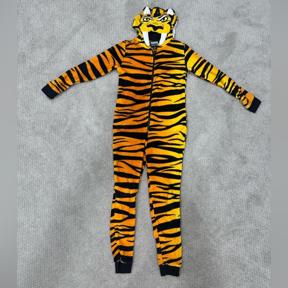 Tiger Striped Kids One Piece Costume - Picture 1 of 2